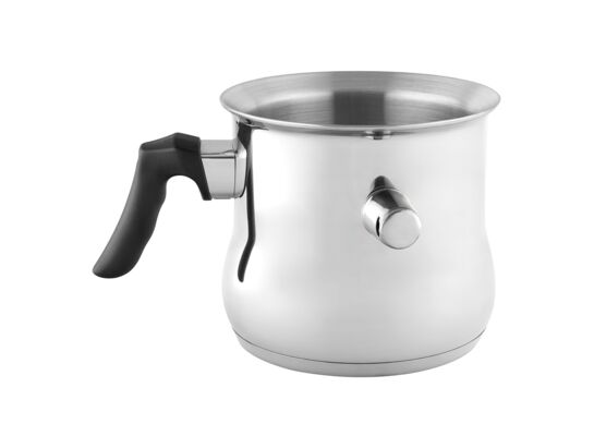 Garnek do gotowania mleka Emilio 1,5 l srebrny