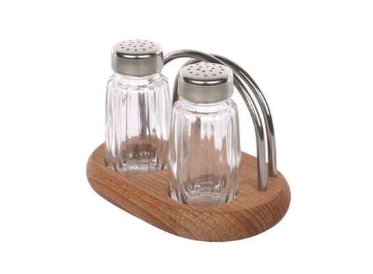 Komplet do przypraw 2-elementowy z serwetnikiem President Line