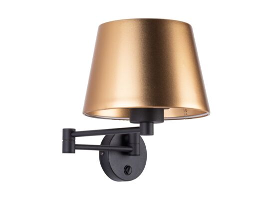 Kinkiet Glory złoto-czarny