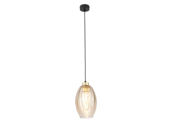 Lampa wisząca Sebo bursztynowy