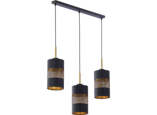 Lampa wisząca Tago czarno-złoty