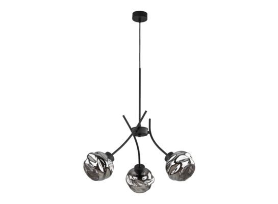 Lampa wisząca Zulia grafitowo-czarny