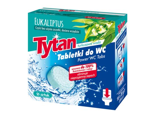Tabletki do WC Power WC Tabs 16 szt. x 20g Tytan