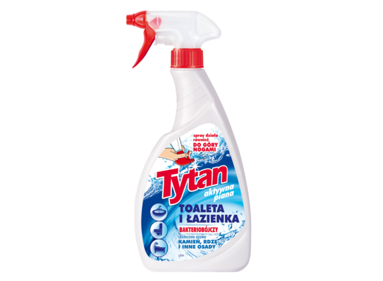Płyn do mycia toaleta i łazienka bakteriobójczy aktywna piana 500 g Tytan