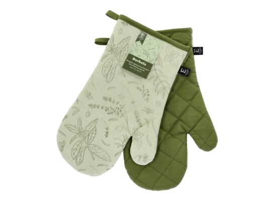 Rękawice kuchenne Herbals zielony