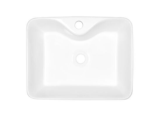 Umywalka nablatowa KR-51 biała 46,5 x 37 cm biała Kerra