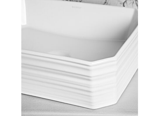 Umywalka nablatowa ceramiczna KR-331 40 x 30 cm Kerra