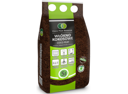 Włókno kokosowe 10 mm 5 l Coco Peat Balance