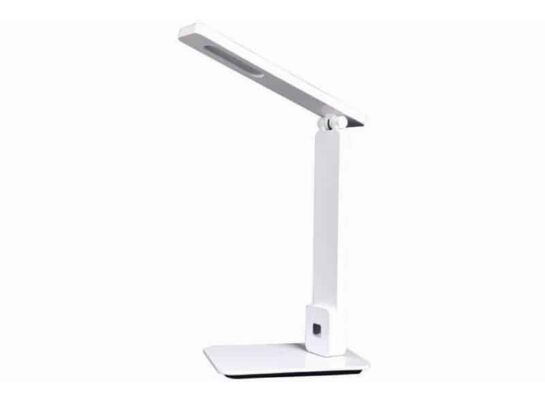 Lampa stołowa Geer 54 cm 1 płomienna LED biały