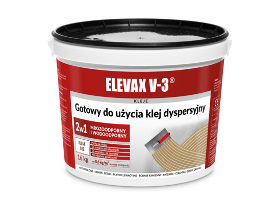Klej dyspersyjny Elevax V-3 klasa D2E 16 kg Jurga