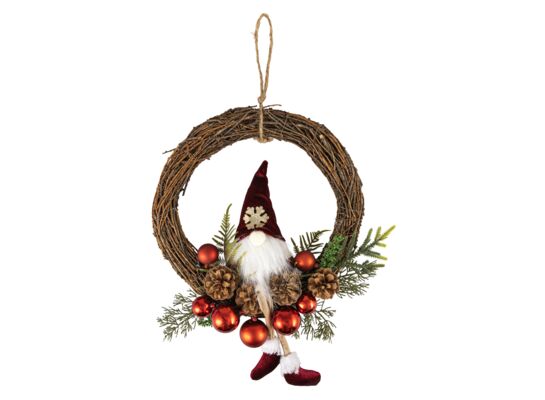 Wianek dekoracyjny 33 x 5 x 45 cm skrzat