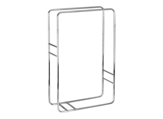 Stojak na ręczniki 1997 dwuramienny srebrny chrom AWD INTERIOR