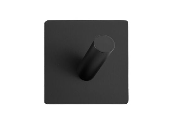 Wieszak ścienny 1760 czarny przyklejany AWD INTERIOR