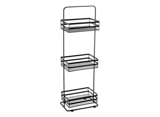 Regał stalowy 1854 czarny 3 półki druciane AWD INTERIOR