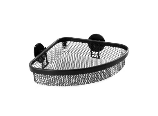 Półka pod prysznic 1883 czarna samoprzylepna narożna AWD INTERIOR