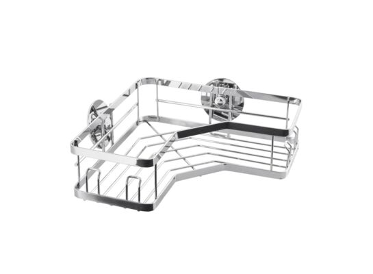 Półka pod prysznic 1881 srebrna samoprzylepna narożna AWD INTERIOR