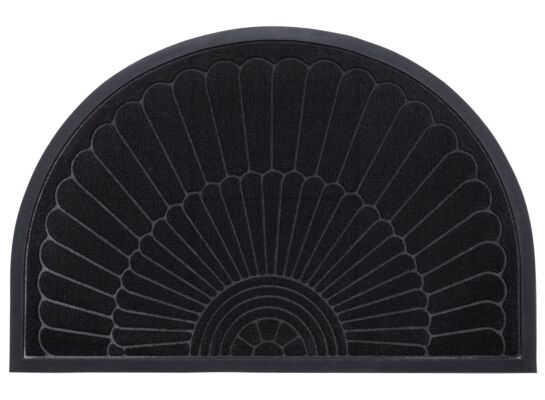Wycieraczka Tivoli 50 x 80 cm rozeta półokrąg czarny