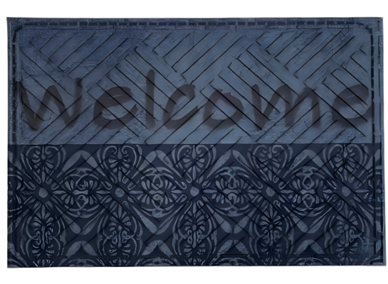 Wycieraczka materiałowa Welcome 40 x 60 cm szary