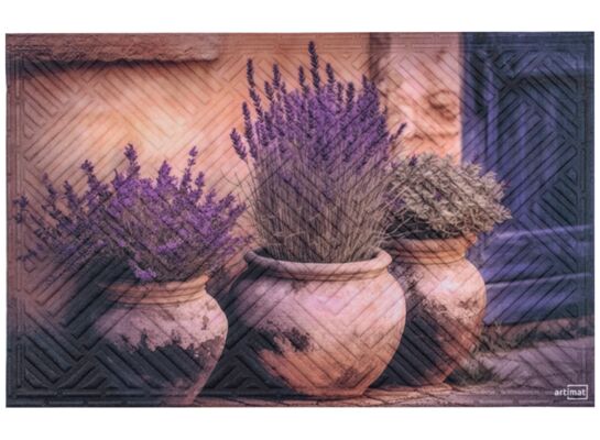 Wycieraczka materiałowa Lawenda 45 x 75 cm wielokolorowy