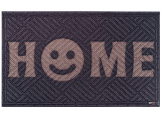 Wycieraczka materiałowa Home 45 x 75 cm szaro-brązowy