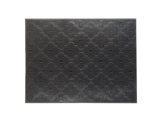 Wycieraczka gumowa Trebol 55,3 x 41,2 cm czarny