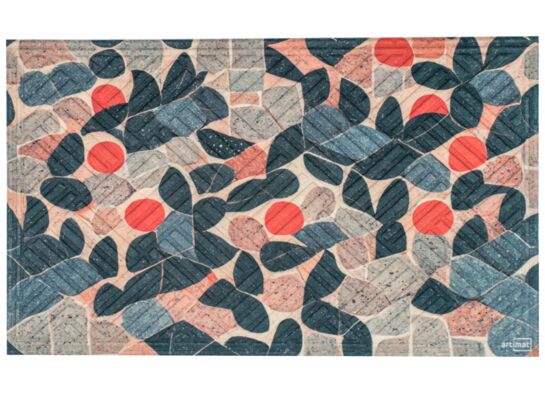 Wycieraczka materiałowa Liście 45 x 75 cm wielokolorowy