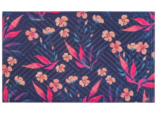 Wycieraczka materiałowa Kwiaty 45 x 75 cm wielokolorowy