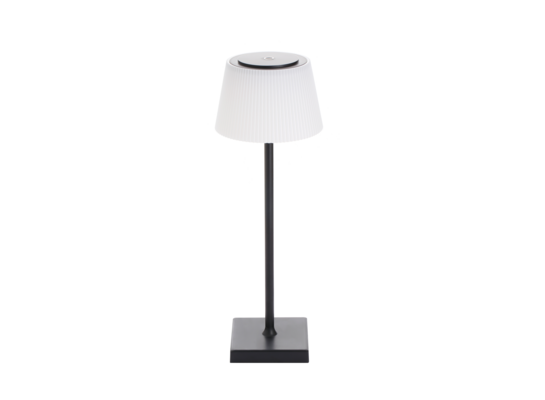 Lampa stołowa LED 9 x 9 x 25 cm czarno-biała
