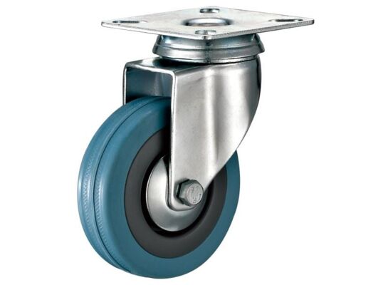 Zestaw jezdny z kołem szarym śr. 50mm/40kg płytka