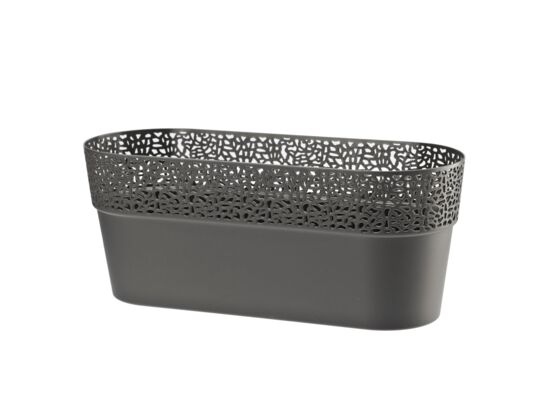 Osłonka ROSA owalna 30 cm antracyt