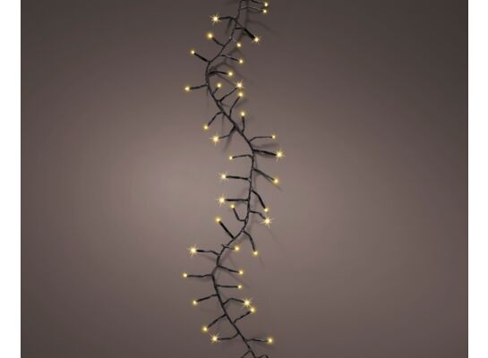 Lampki zewnętrzne LED 1272LED 20 m czarny/szampański