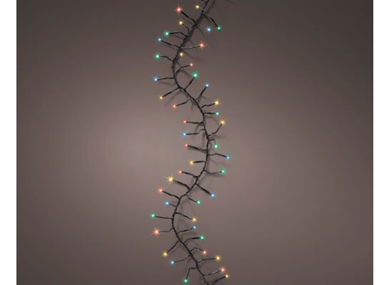 Lampki zewnętrzne LED 1272LED 20 m czarny/multikolor