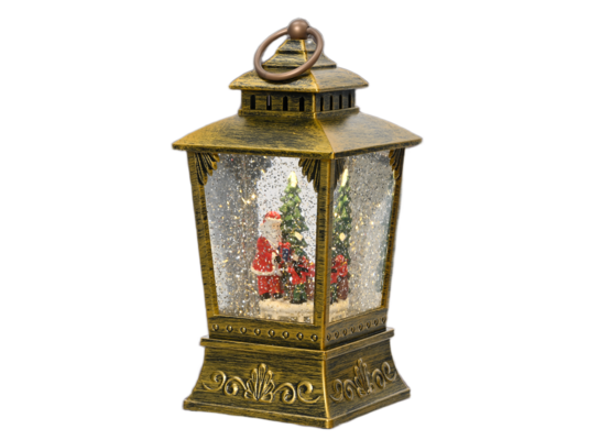 Latarenka wodna LED na baterie z Mikołajem