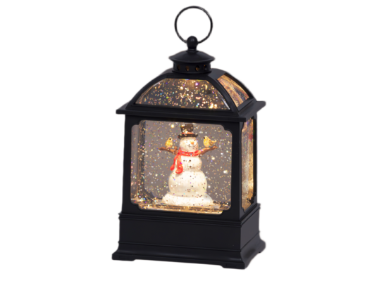 Latarenka wodna LED na baterie z bałwankiem