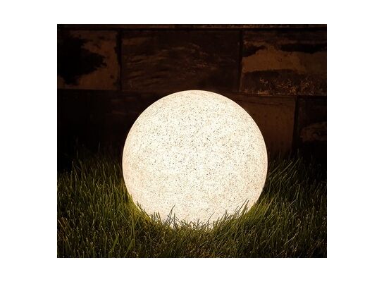 Kula LED 20 cm biała