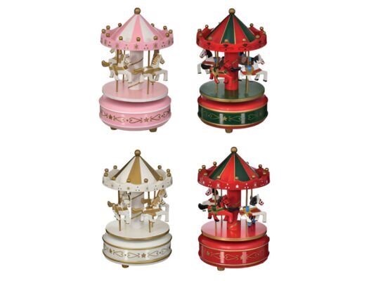 Pozytywka karuzela na baterie mix kolorów 1 sztuka