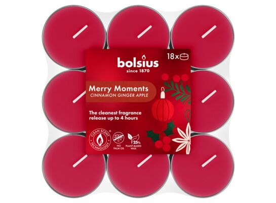 Podgrzewacze Zapachowe 4h Merry Moments 18 szt. bolsius