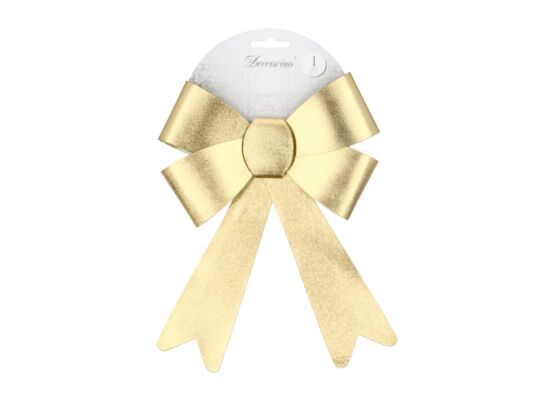 Kokarda dekoracyjna 18 x 24 cm złota