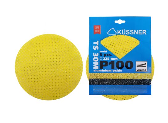 Tarcza ścierna multi P100 225 mm 3 sztuki TS30M żółta