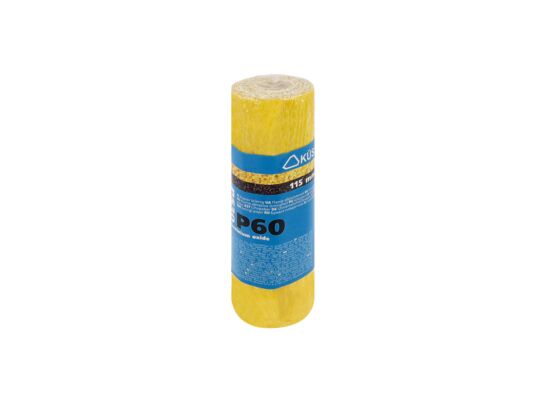 Papier ścierny P60 rolka 115 mm x 1 m PS30 żółty