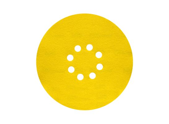 Tarcza ścierna rzep P80 225 mm 3 sztuki 8-otworów TS30R żółta