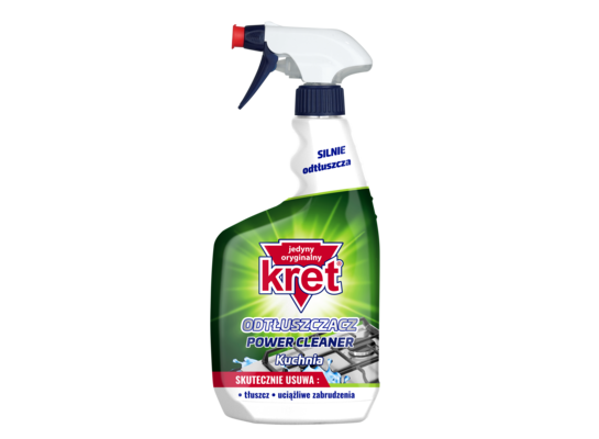 Płyn do czyszczenia w sprayu Odtłuszczacz 620 ml KRET