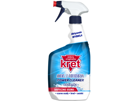 Płyn do czyszczenia w spray'u Biel i Higiena 620 ml KRET