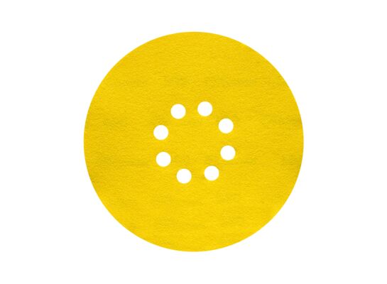 Tarcza ścierna rzep P120 225 mm 3 sztuki 8-otworów TS30R żółta