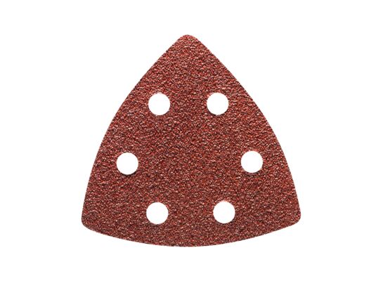 Papier ścierny P120 Delta rzep 96 x 96 x 96 mm 5 sztuk brązowy