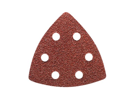 Papier ścierny P80 Delta rzep 96 x 96 x 96 mm 5 sztuk brązowy