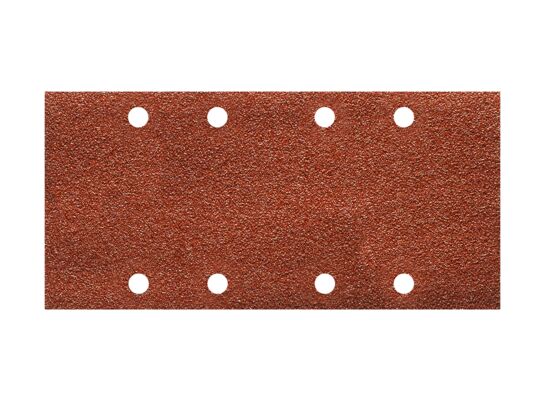 Papier ścierny rzep P80 185 x 95 mm 5 sztuk PS38R brązowy