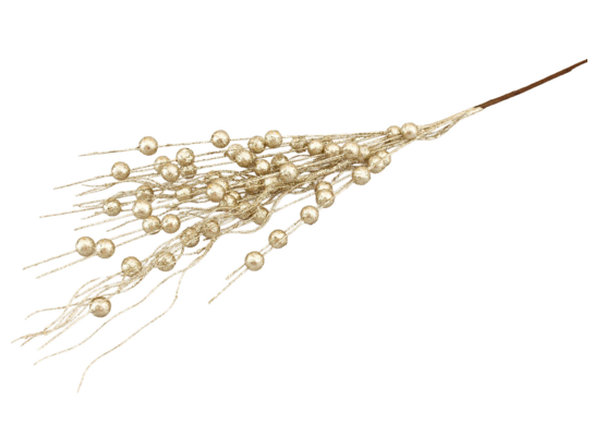 Gałązka ozdobna 89 x 16 cm złota