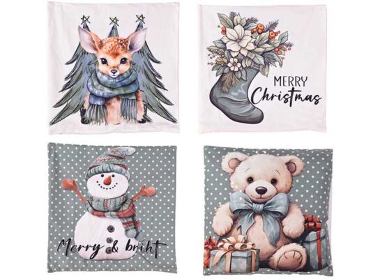 Poszewka świąteczna 44 x 44 cm mix3 1 sztuka