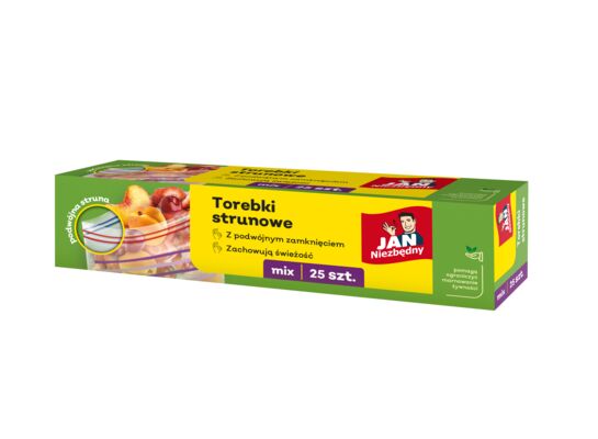 Torebki strunowe MIX 25 szt. Jan Niezbędny